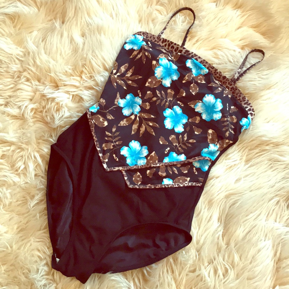 Vintage Animal Print Swimsuit!